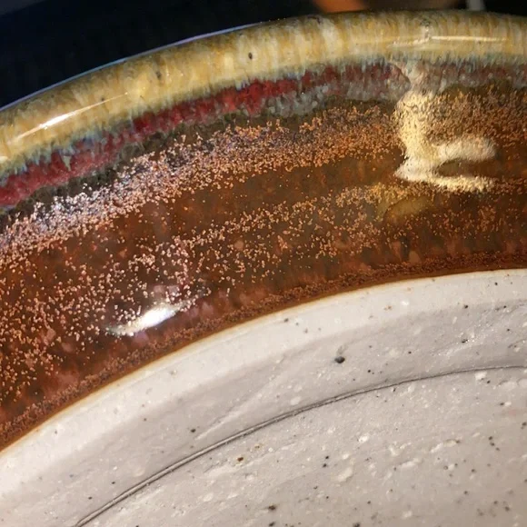 Vintage Chris Stender Pottery San Antonio Southwestern Hand Thrown Plate (ALX) - Picture 4 of 6